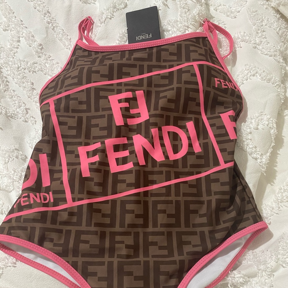 Fendi swimsuit monogram